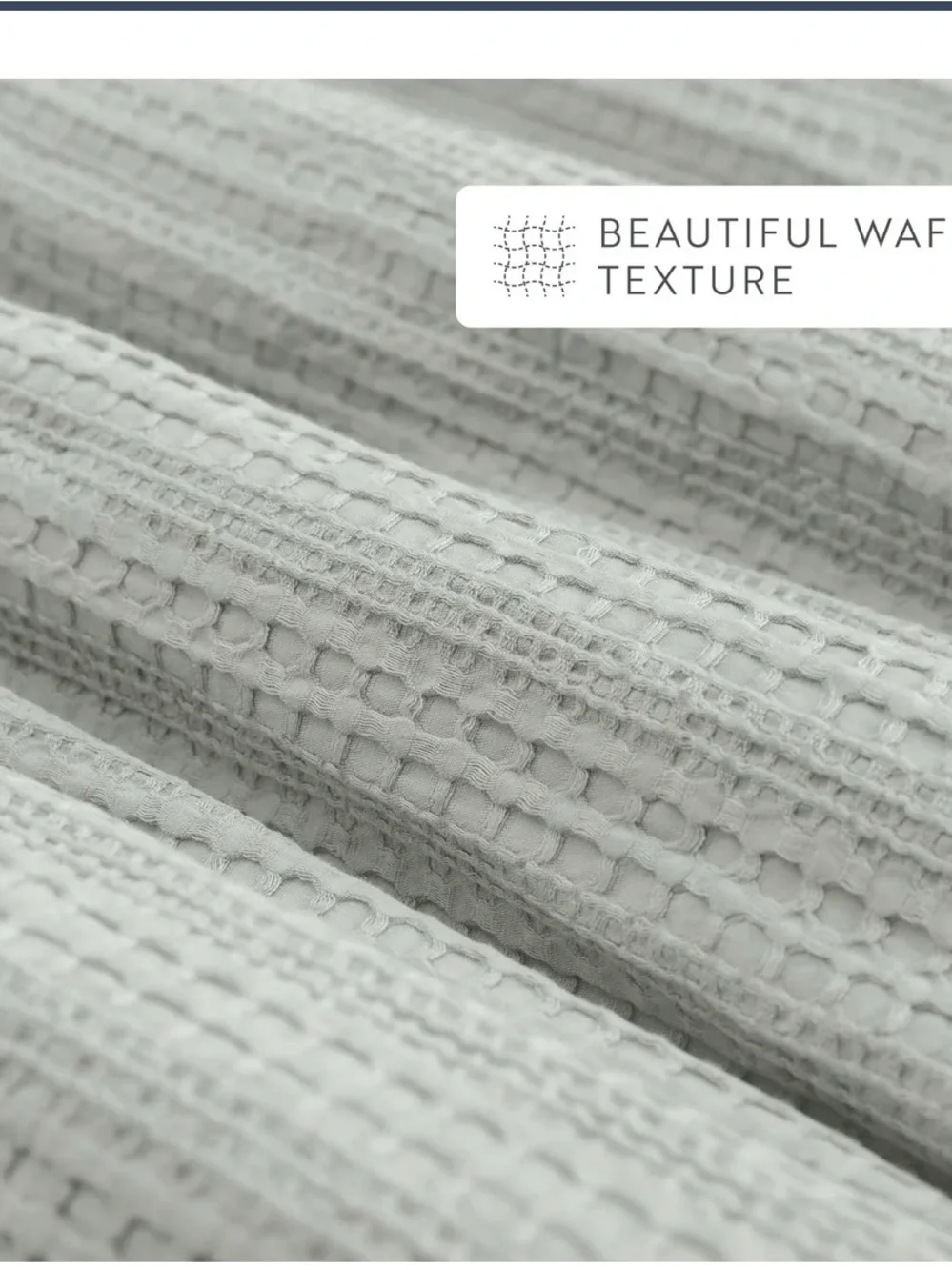 IENJOY Home Collection textured waffle comforter Full/Queen